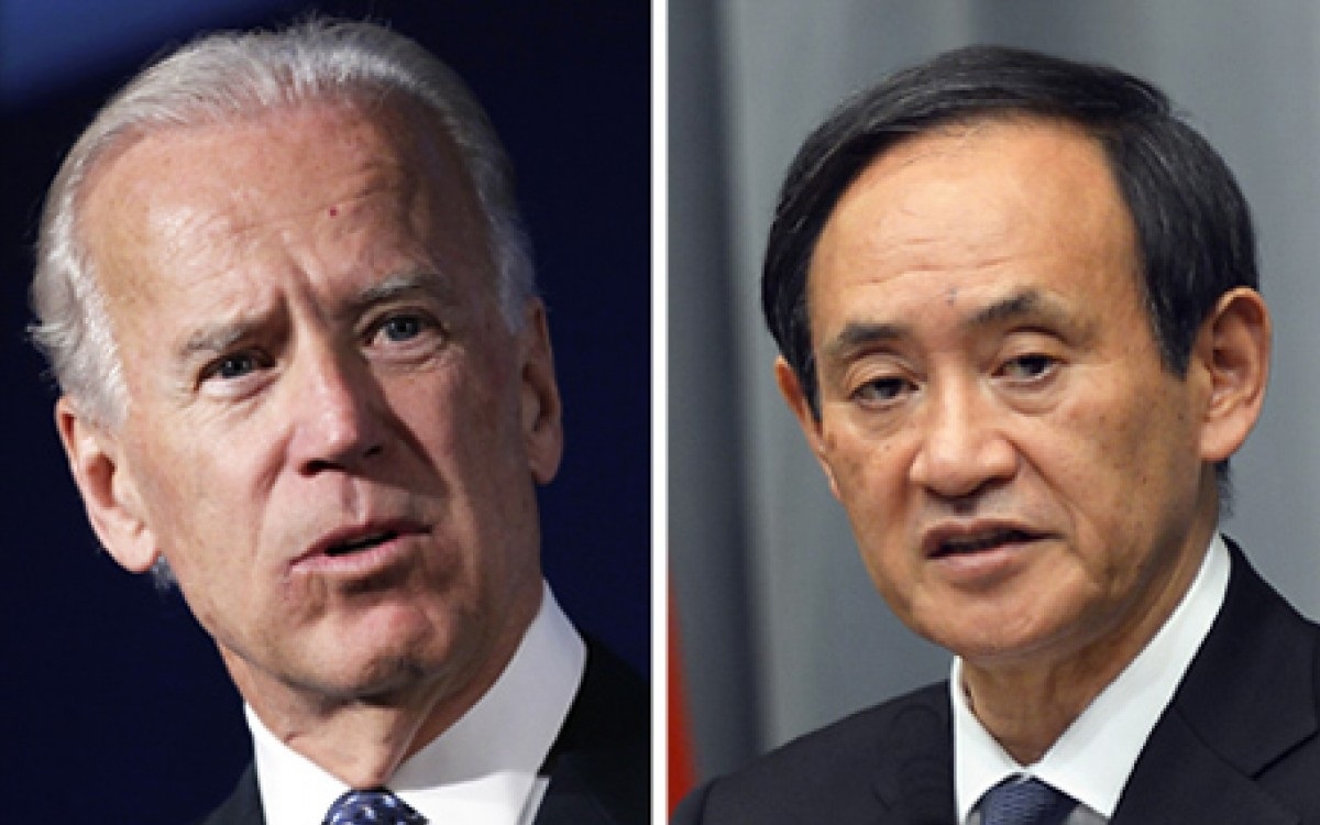 Mỹ, Nhật Bản củng cố quan hệ đồng minh dưới thời Joe Biden và Suga Yoshihide